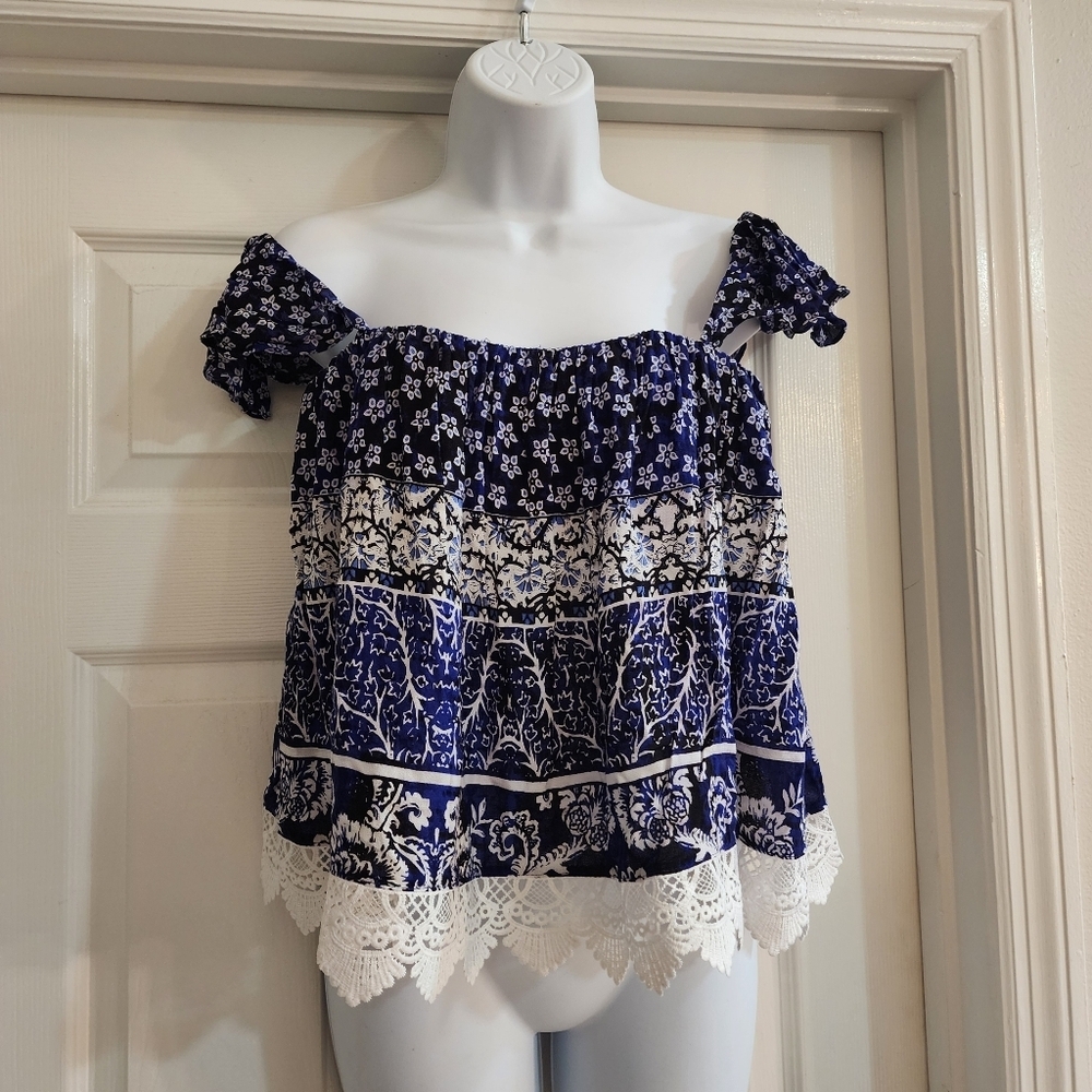 Lovers + Friends Off The Shoulder Top-XS